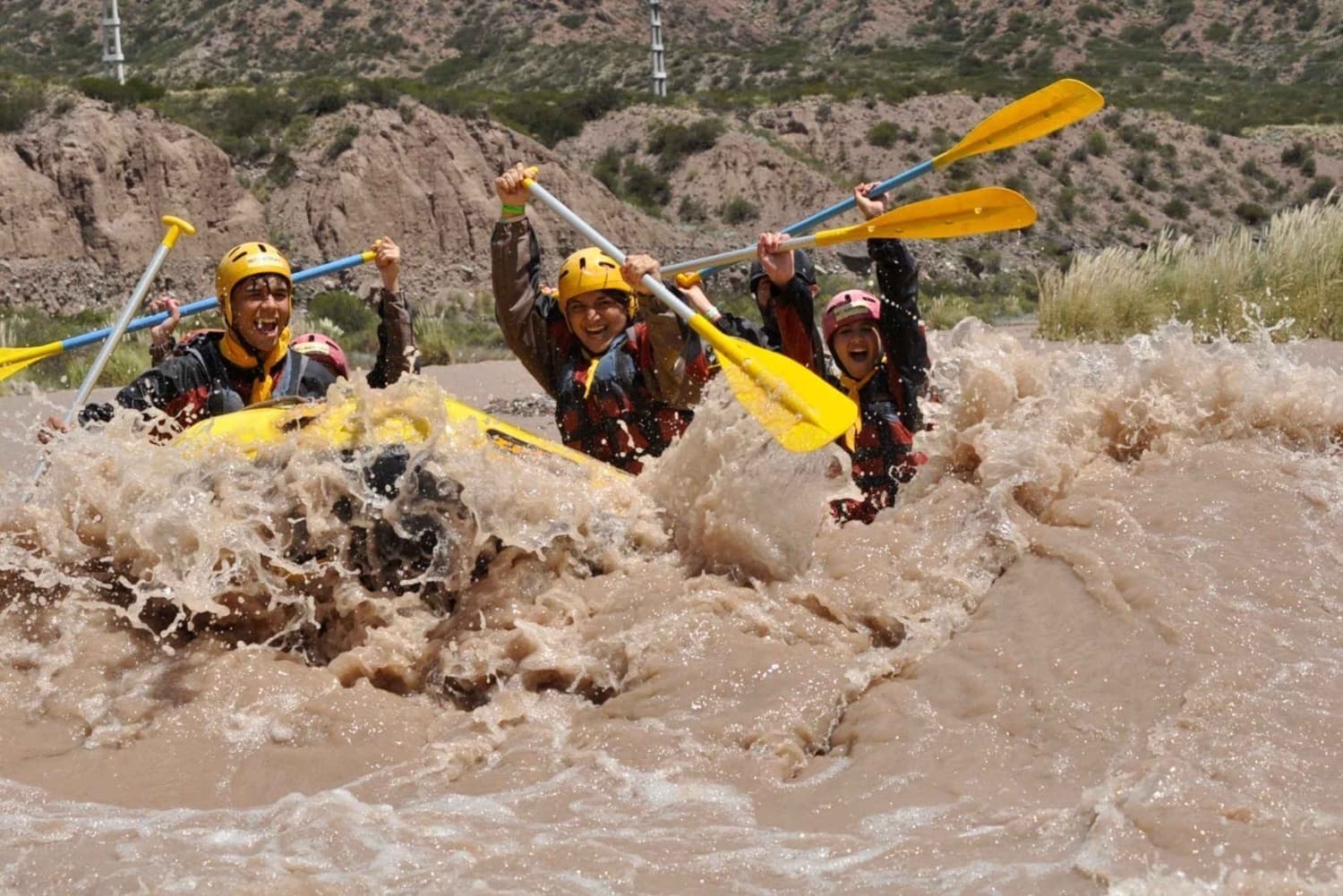 Rafting en el río Mendoza