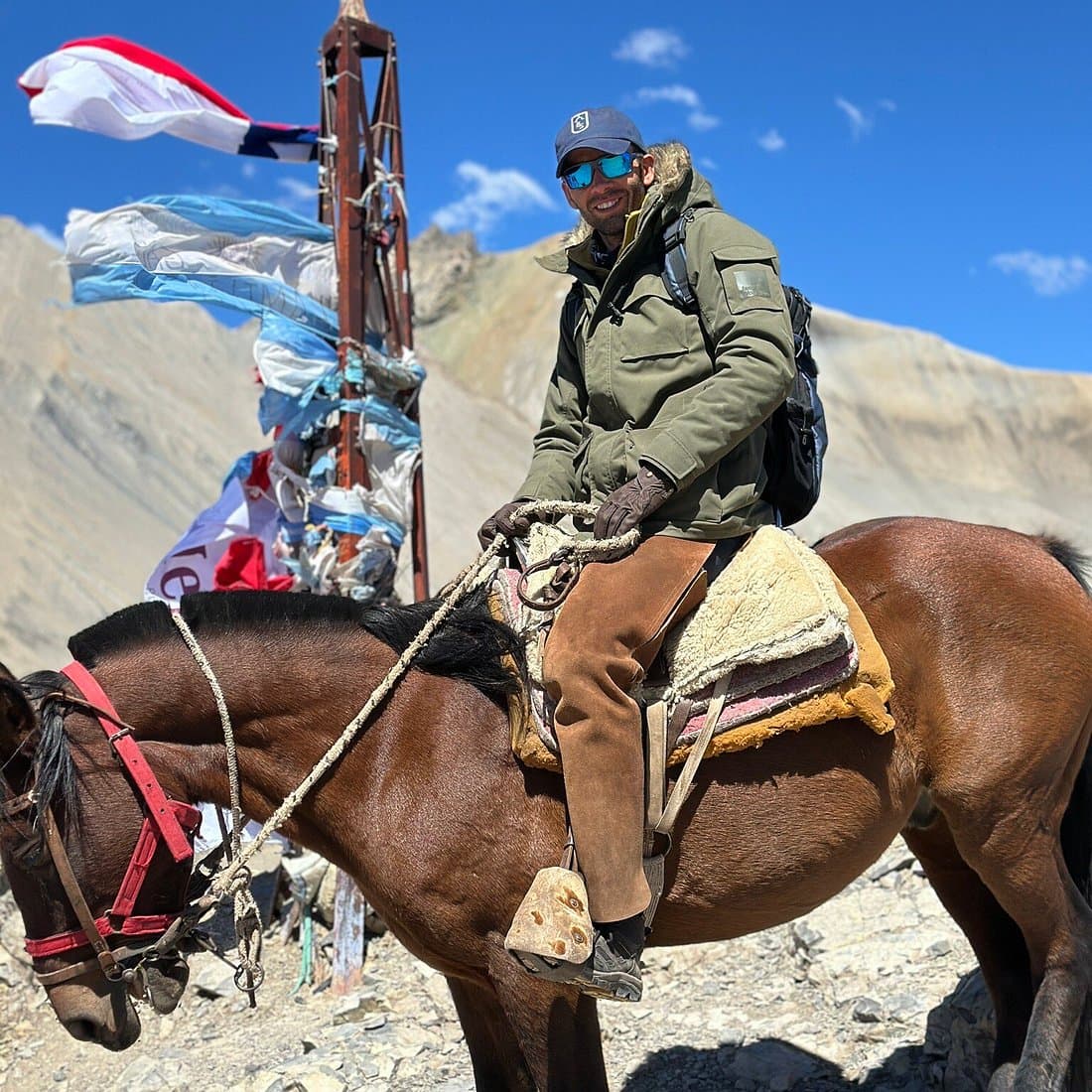 Cabalgata y asado en la montaña